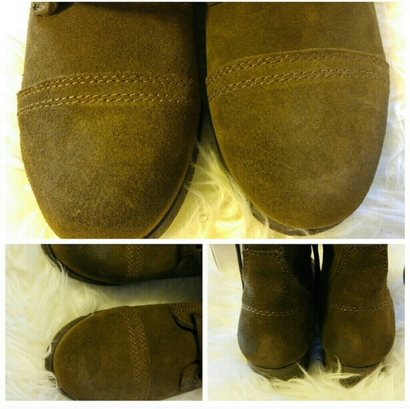💎NIB Steve Madden Green Suede Combat Boots - Picture 3 of 6